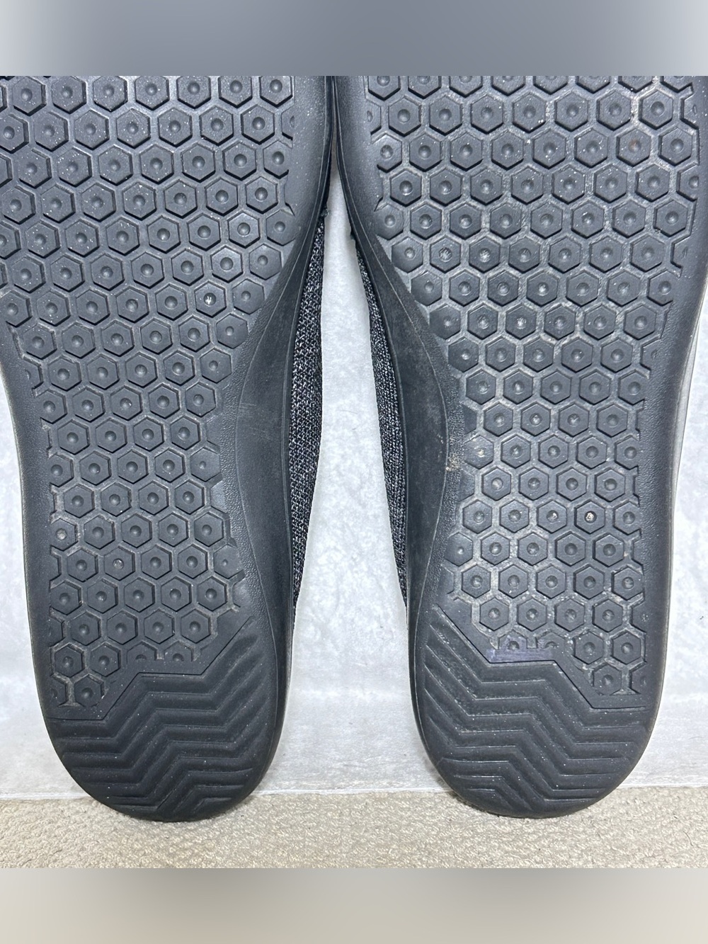 Whitin Mens Blk Knit Zero-drop Minimalist Running Barefoot Sneaker SZ EU 43 US 9 - Picture 10 of 11